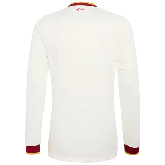 Męska Koszulka Wyjazdowa Spain 2026 z Długim Rękawem - World Cup