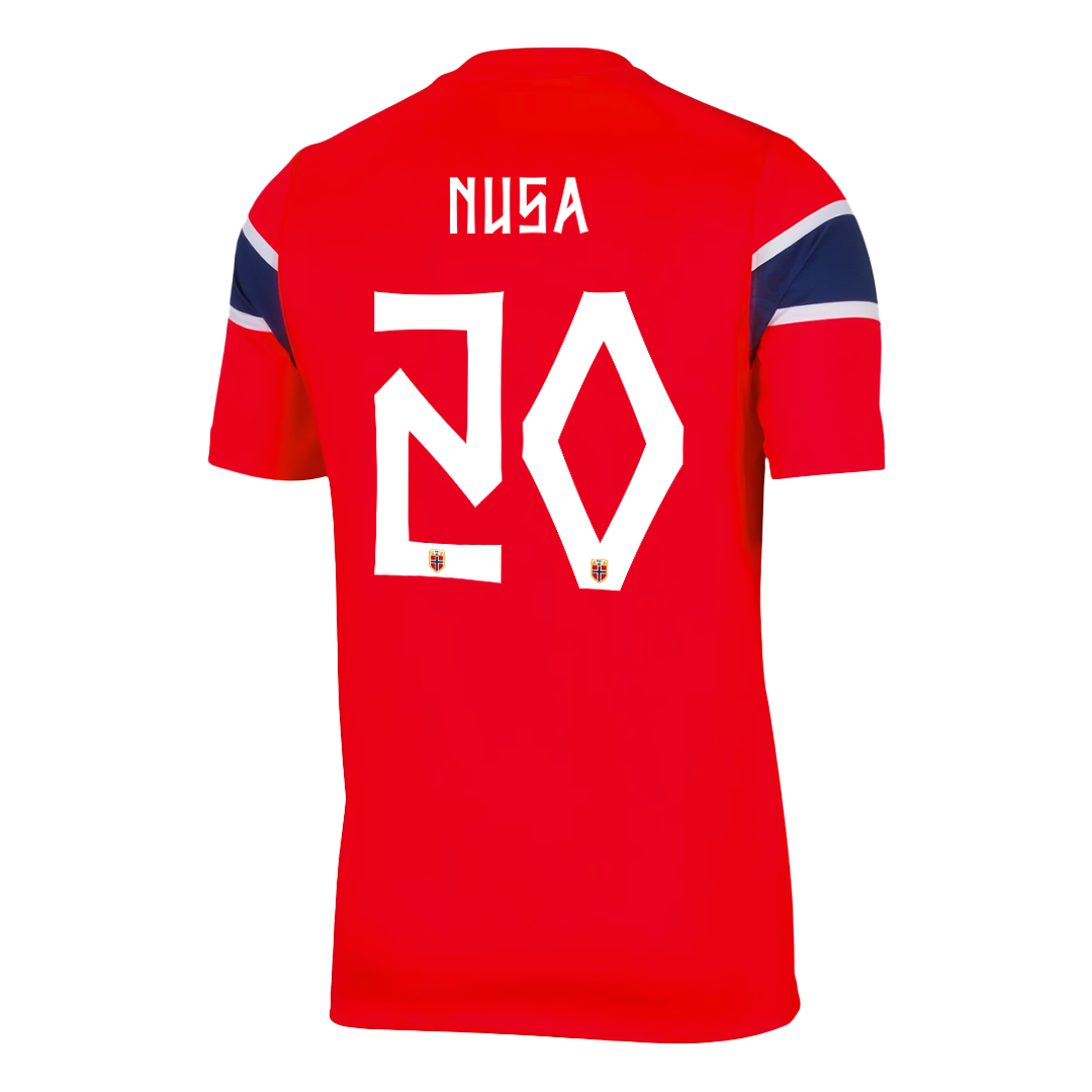 Męska koszulka Norwegii domowa NUSA #20 – Mundial 2026