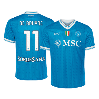 Męska Koszulka Domowa Napoli DE BRUYNE #11 2025/26 - Topowe Koszulki Pilkarskie Sklep Internetowy