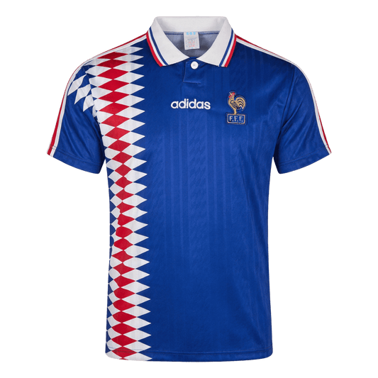 Męska Koszulka Retro Domowa France 1994