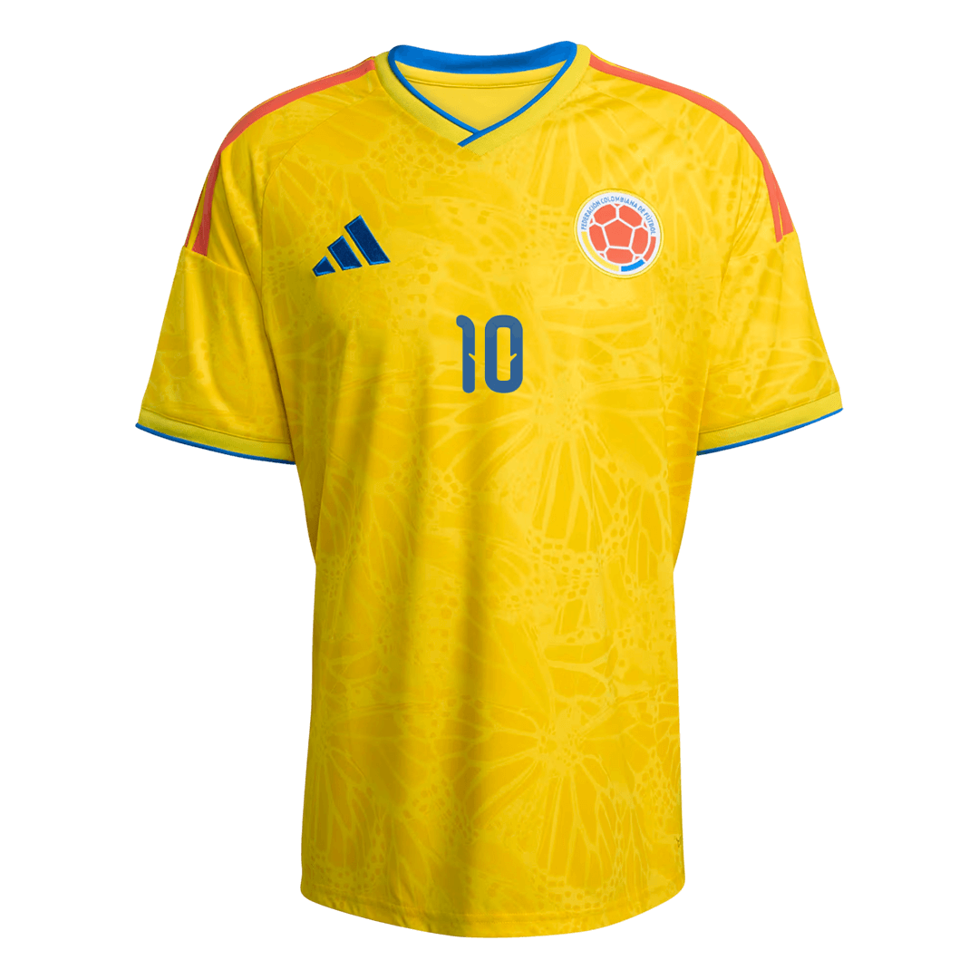 Męska koszulka Kolumbii domowa JAMES #10 – Mundial 2026