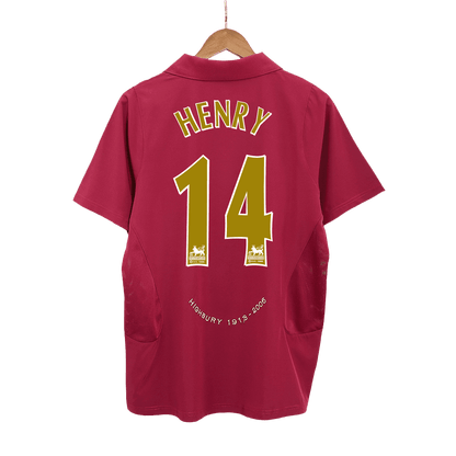 HENRY #14 Męska retro domowa koszulka Arsenal 05/06 - Topowe Koszulki Pilkarskie Sklep Internetowy
