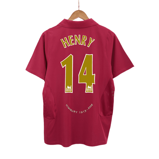 HENRY #14 Męska retro domowa koszulka Arsenal 05/06 - Topowe Koszulki Pilkarskie Sklep Internetowy