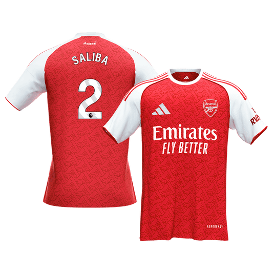 Męska Koszulka Domowa Arsenal SALIBA #2 2025/26 [PREMIUM] - Topowe Koszulki Pilkarskie Sklep Internetowy