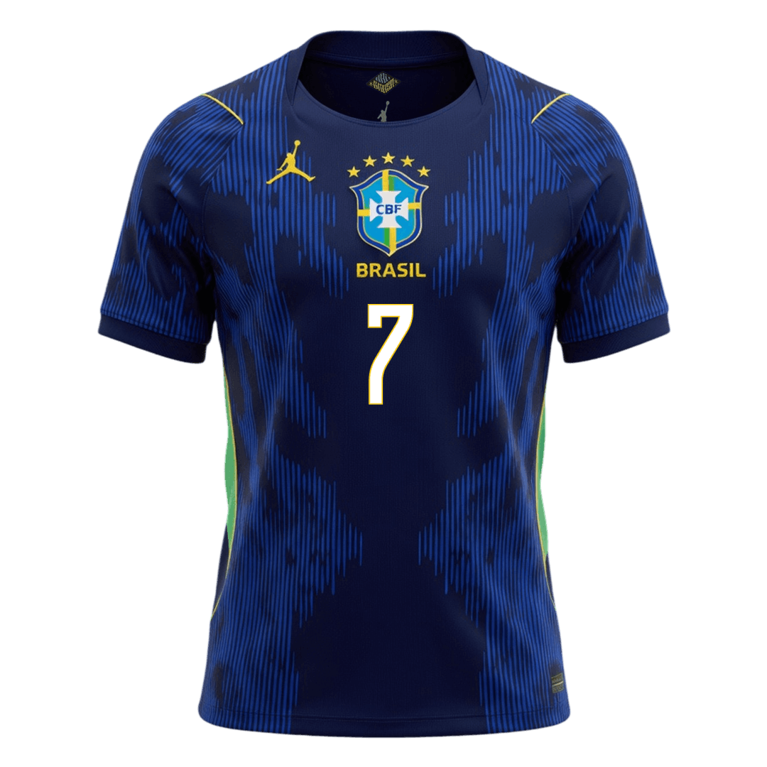 Męska koszulka Brazylii wyjazdowa VINI JR. #7 – Mundial 2026