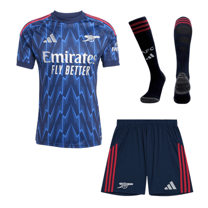 Męski Zestaw Wyjazdowa Arsenal (Koszulka + Spodenki + Skarpety) 2025/26