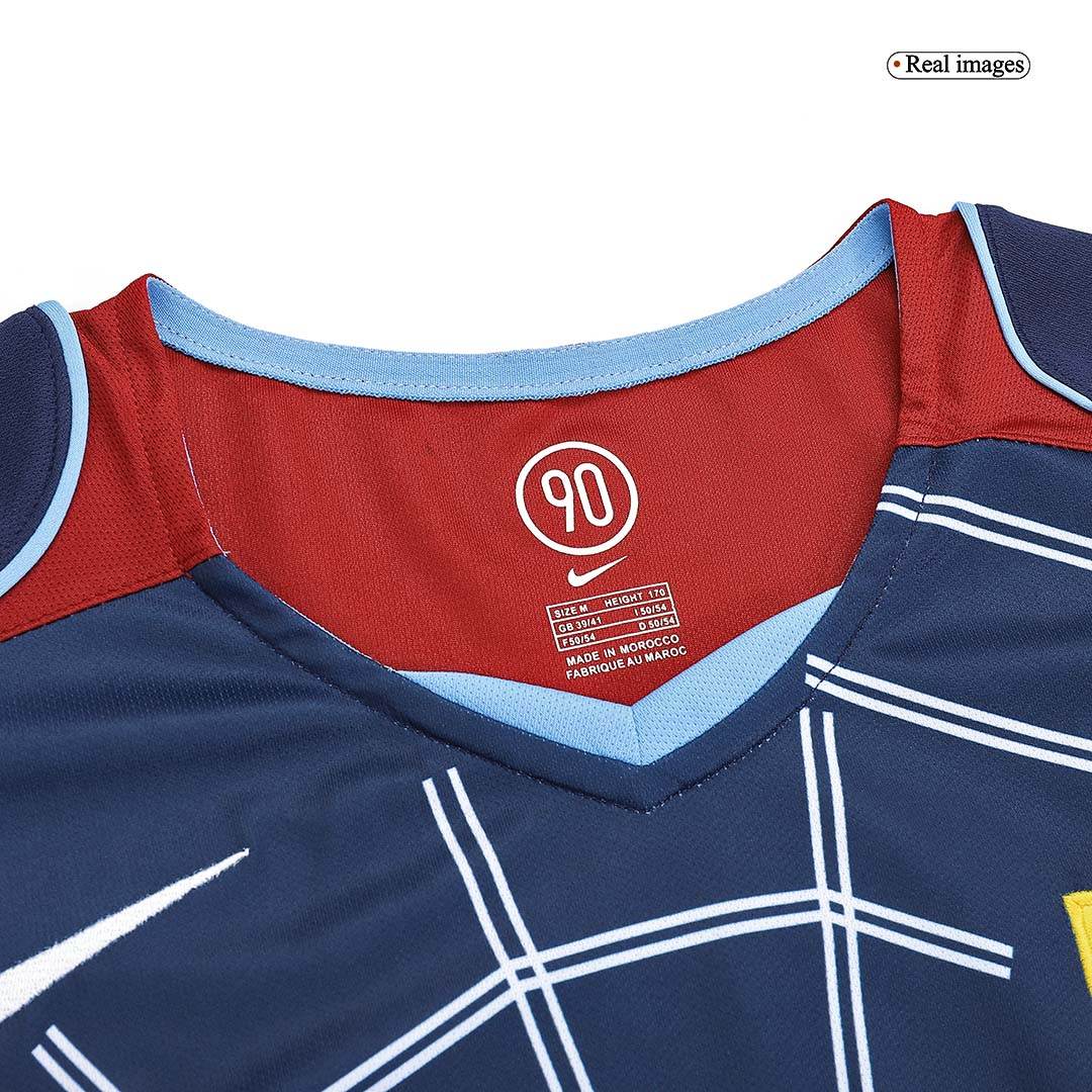 Męska wyjazdowa koszulka piłkarska Retro 2004/05 Atletico Madryt - Topowe Koszulki Pilkarskie Sklep Internetowy