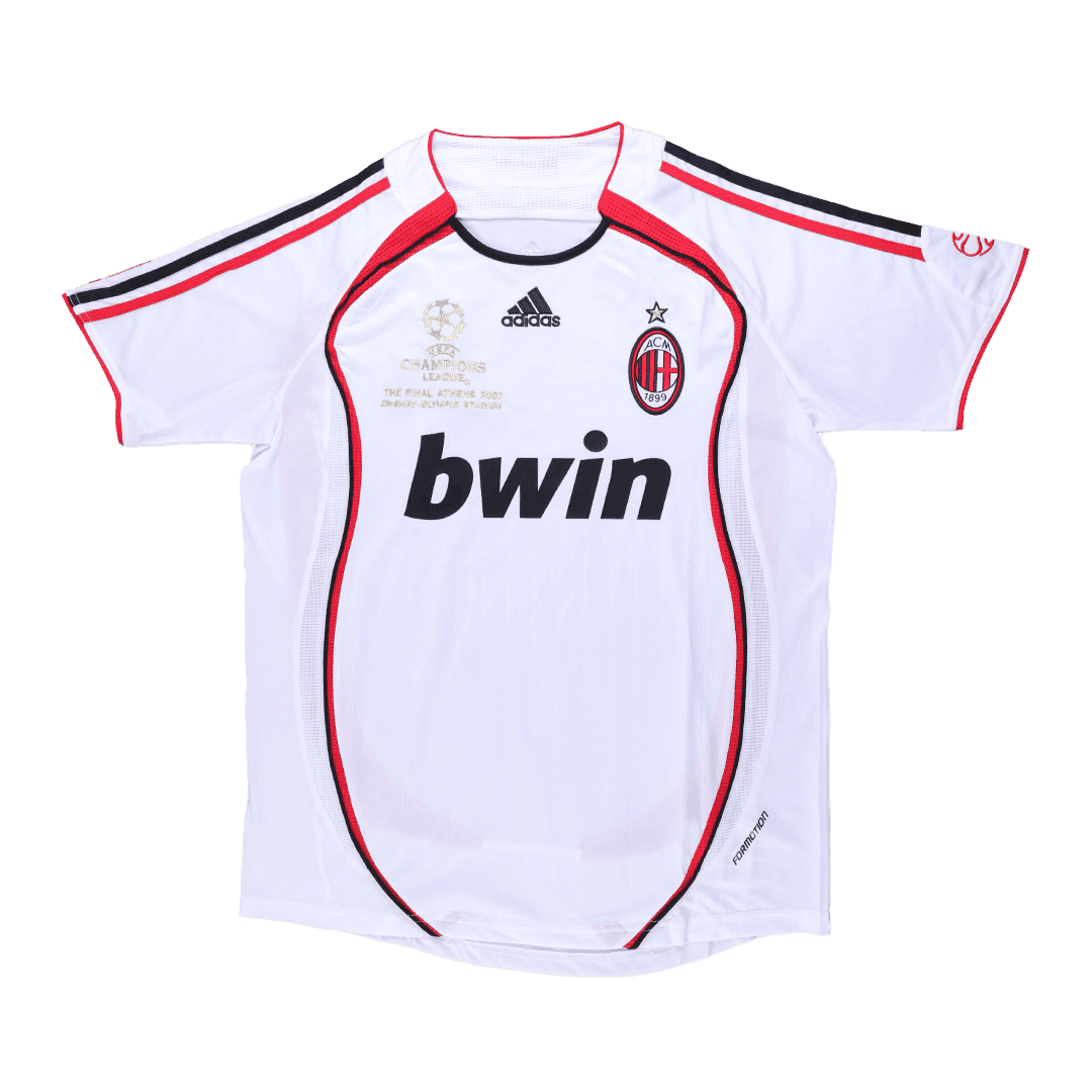 Męska koszulka wyjazdowa Retro RONALDO #99 2006/07 AC Milan - UCL - Topowe Koszulki Pilkarskie Sklep Internetowy