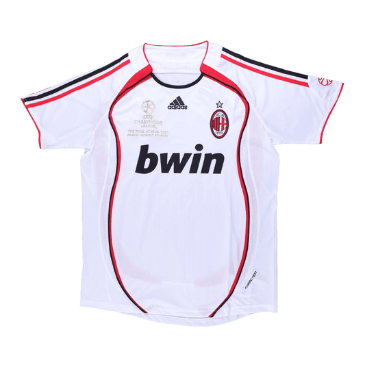 Męska koszulka wyjazdowa Retro RONALDO #99 2006/07 AC Milan - UCL - Topowe Koszulki Pilkarskie Sklep Internetowy