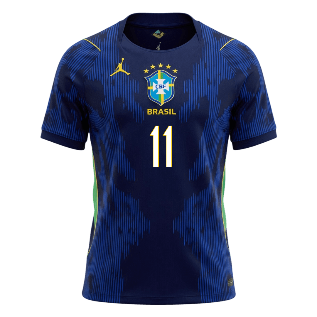 Męska koszulka Brazylii wyjazdowa RAPHINHA #11 - Mundial 2026
