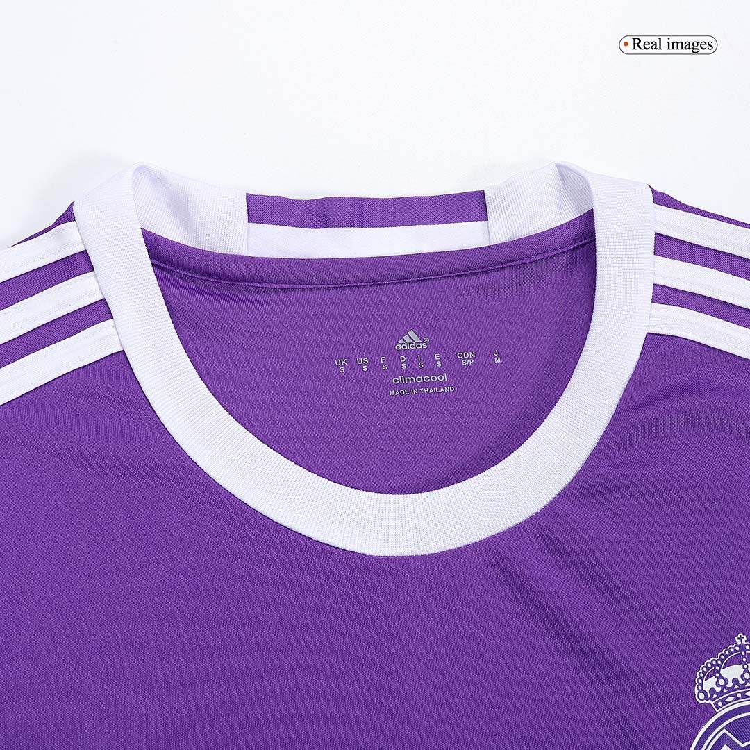 Męska Koszulka Retro Wyjazdowa Real Madrid 2016/17 z Długim Rękawem - Topowe Koszulki Pilkarskie Sklep Internetowy