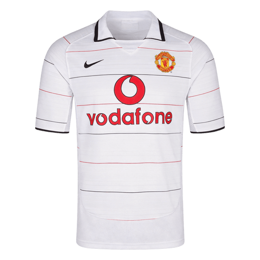 Męska Koszulka Retro Wyjazdowa Manchester United 2004/06