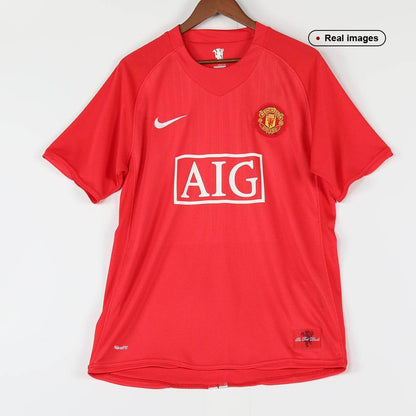 Retro SCHOLES #18 2007/08 Męska Koszulka Domowa MU - Topowe Koszulki Pilkarskie Sklep Internetowy