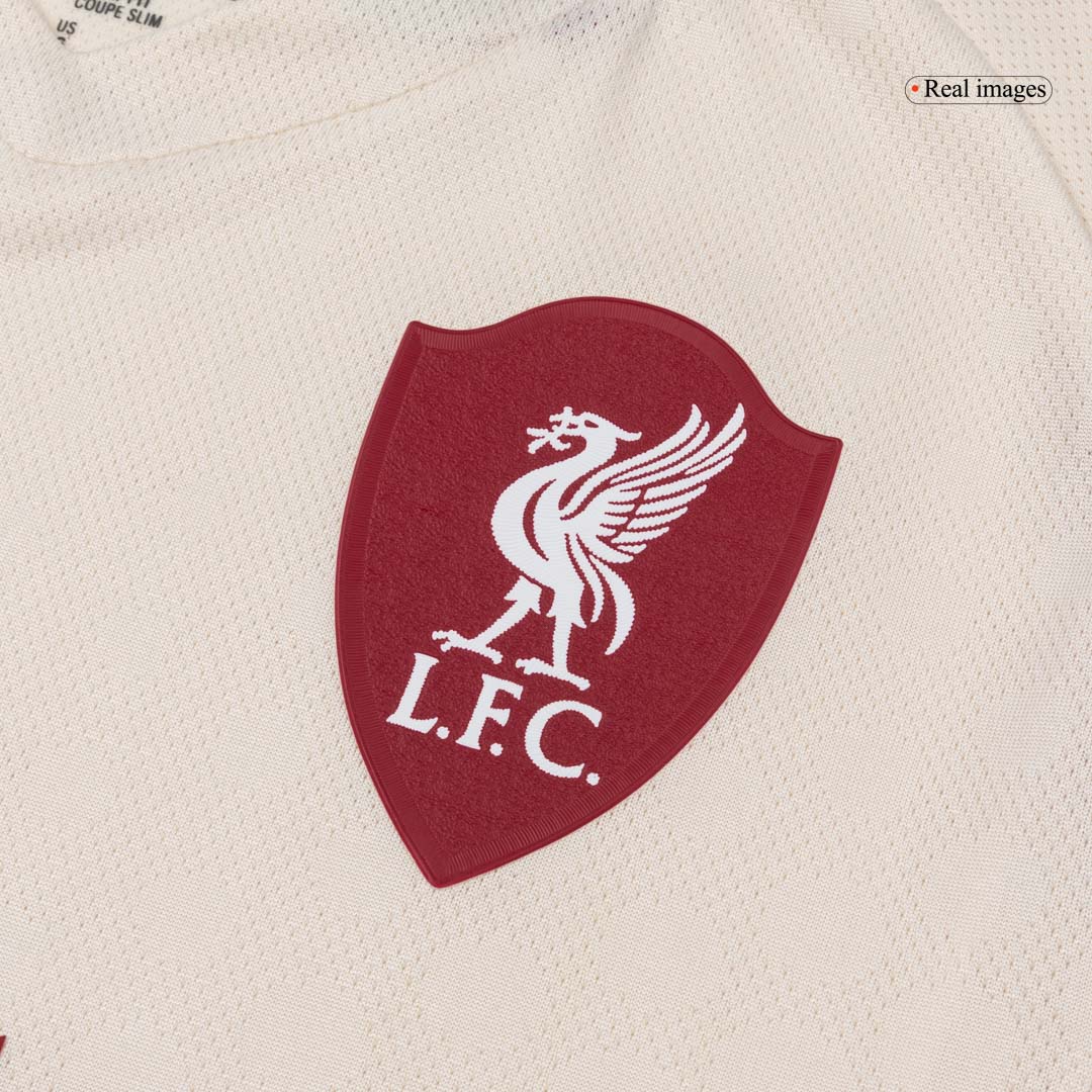 Męska Koszulka Wyjazdowa Liverpool SZOBOSZLAI #8 Wersja Piłkarska 2025/26 - Slim Fit