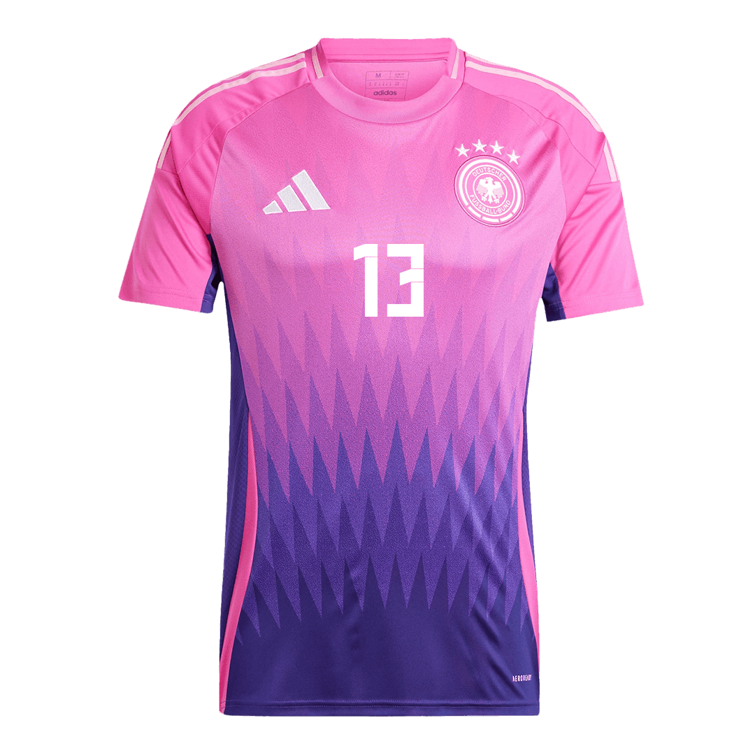 Męska koszulka piłkarska MÜLLER #13 Germany Euro Away 2024 - Topowe Koszulki Pilkarskie Sklep Internetowy