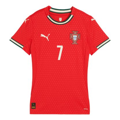 Damska Koszulka Domowa Portugalia RONALDO #7 2025 - Topowe Koszulki Pilkarskie Sklep Internetowy