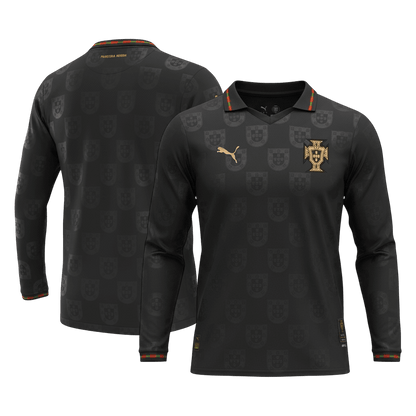 Męska Koszulka Portugal 2026 z Długim Rękawem - World Cup
