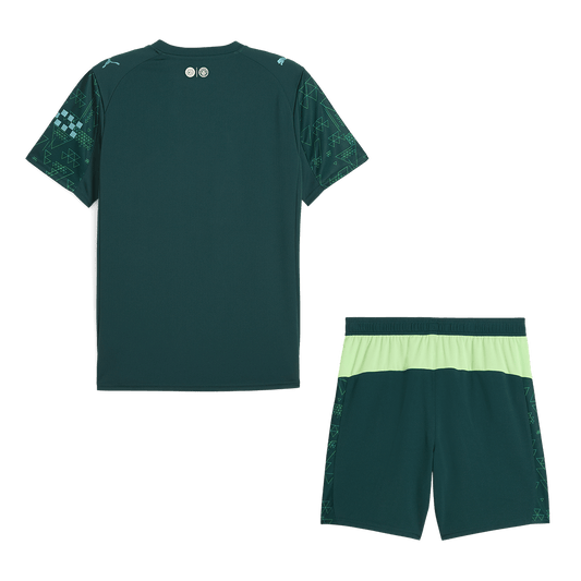 Męski Zestaw Czwarta Wyjazdowa Manchester City (Koszulka+Spodenki) 2025/26