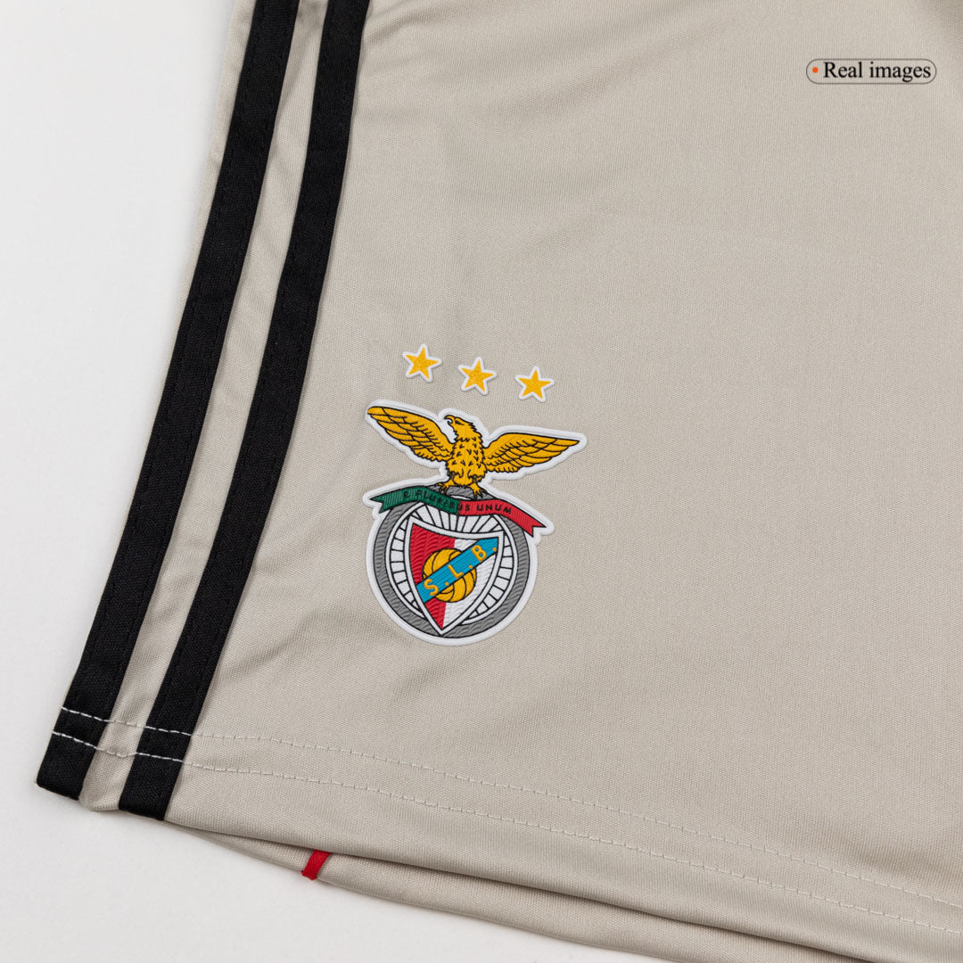 Dziecięcy Zestaw Wyjazdowa Benfica (Koszulka+Spodenki) 2025/26