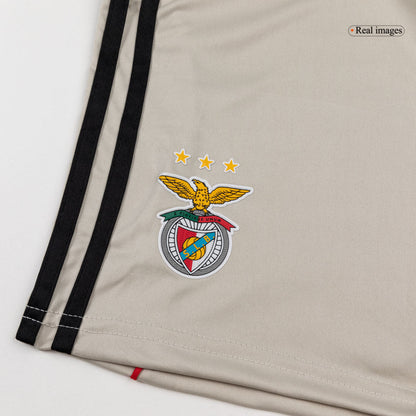 Dziecięcy Zestaw Wyjazdowa Benfica (Koszulka+Spodenki) 2025/26