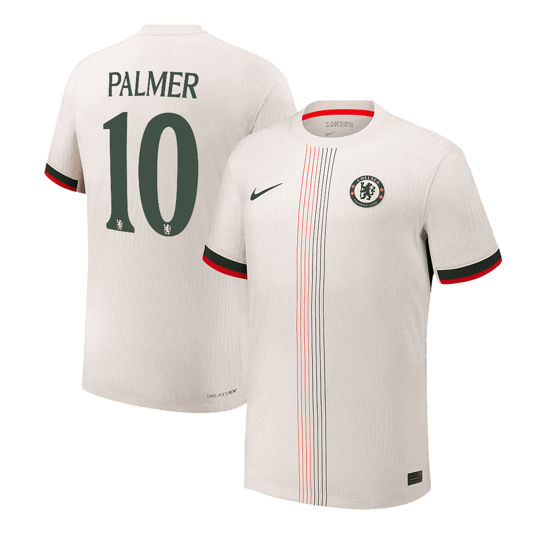 Męska Koszulka Wyjazdowa Chelsea PALMER #10 Wersja Piłkarska 2025/26 - UCL - Slim Fit - Topowe Koszulki Pilkarskie Sklep Internetowy