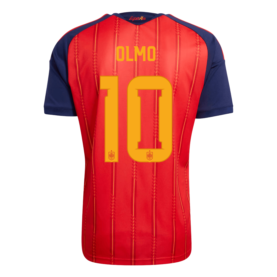 Męska koszulka Hiszpanii domowa OLMO #10 - Mundial 2026 [PREMIUM]