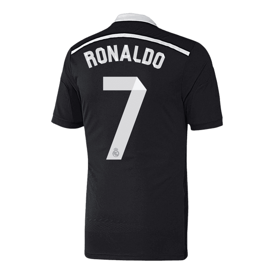 Męska Koszulka Retro Trzecia Wyjazdowa Real Madrid RONALDO #7 2014/15 - Topowe Koszulki Pilkarskie Sklep Internetowy