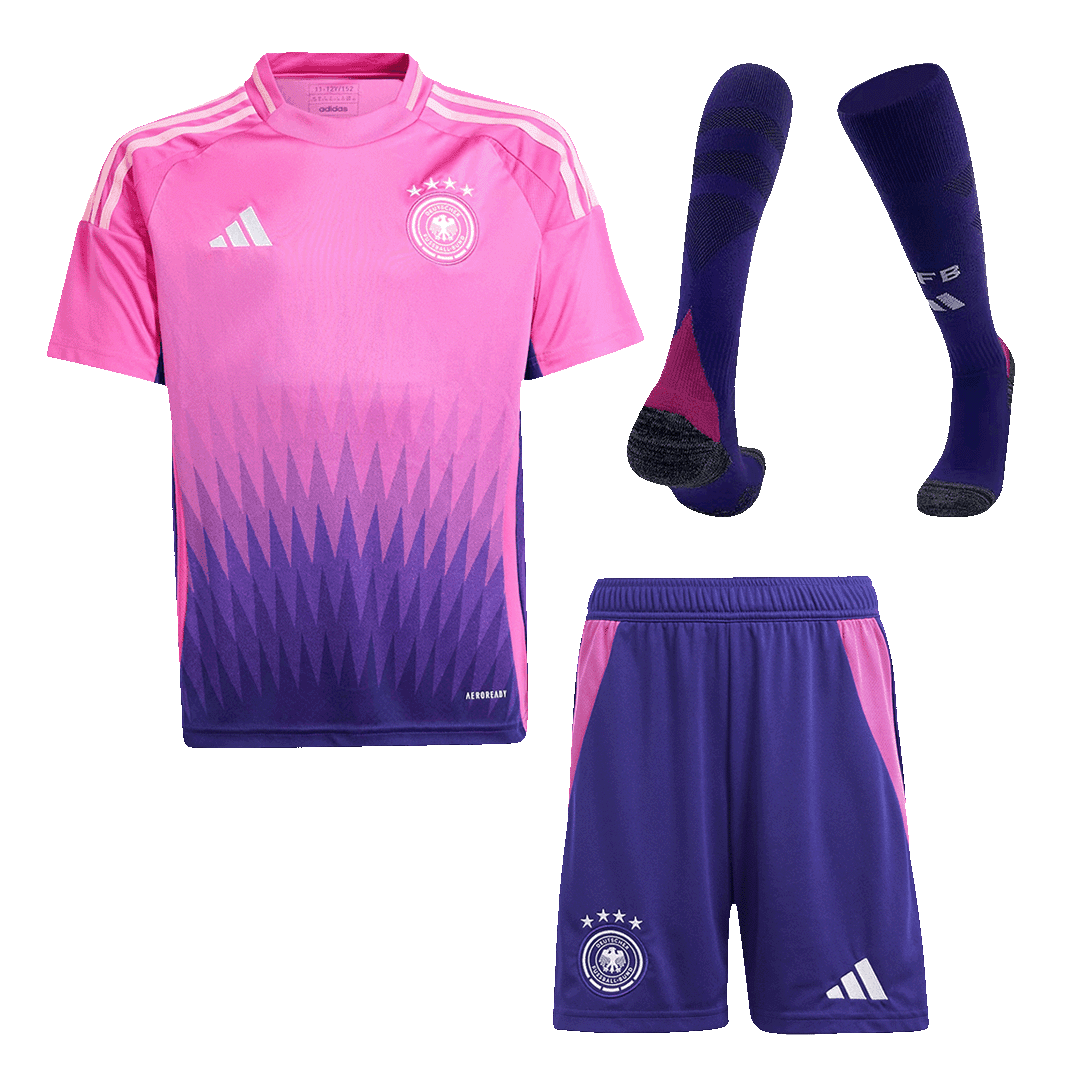 Dziecięca koszulka piłkarska Germany Euro Away (koszulka+spodenki+skarpety) 2024 - Topowe Koszulki Pilkarskie Sklep Internetowy