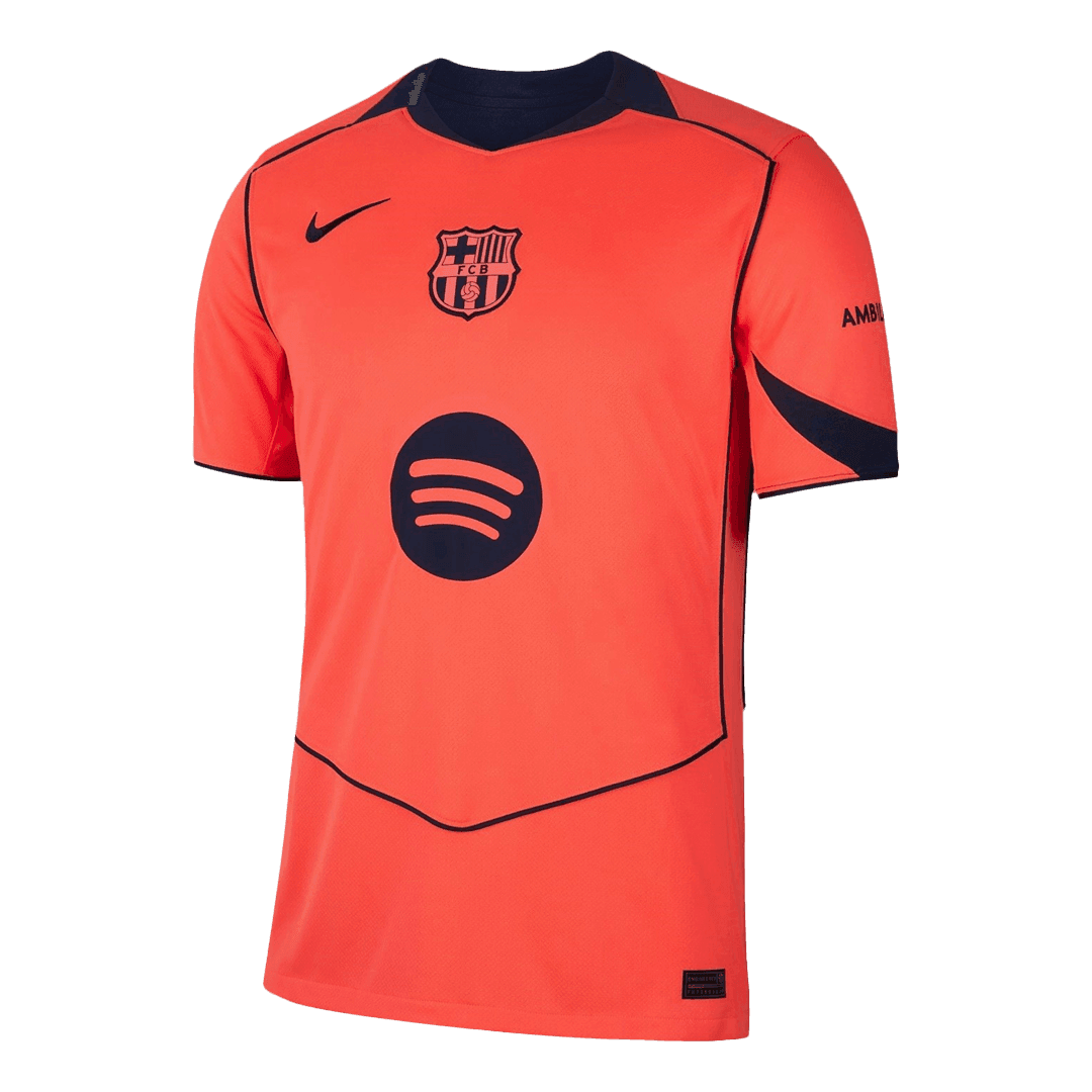 Męska Koszulka Trzecia Wyjazdowa Barcelona F.DE JONG #21 2025/26 - UCL - Topowe Koszulki Pilkarskie Sklep Internetowy