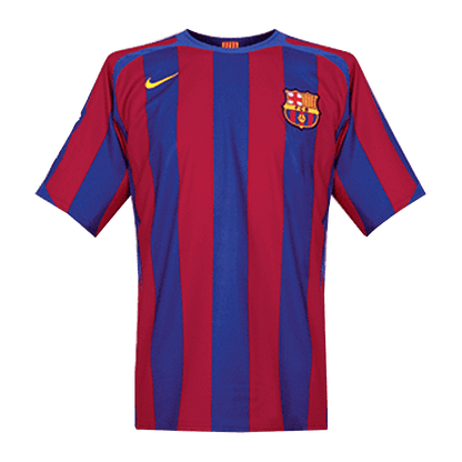 Koszulka Retro Domowa Barcelona 2005/06 - UCL - Topowe Koszulki Pilkarskie Sklep Internetowy