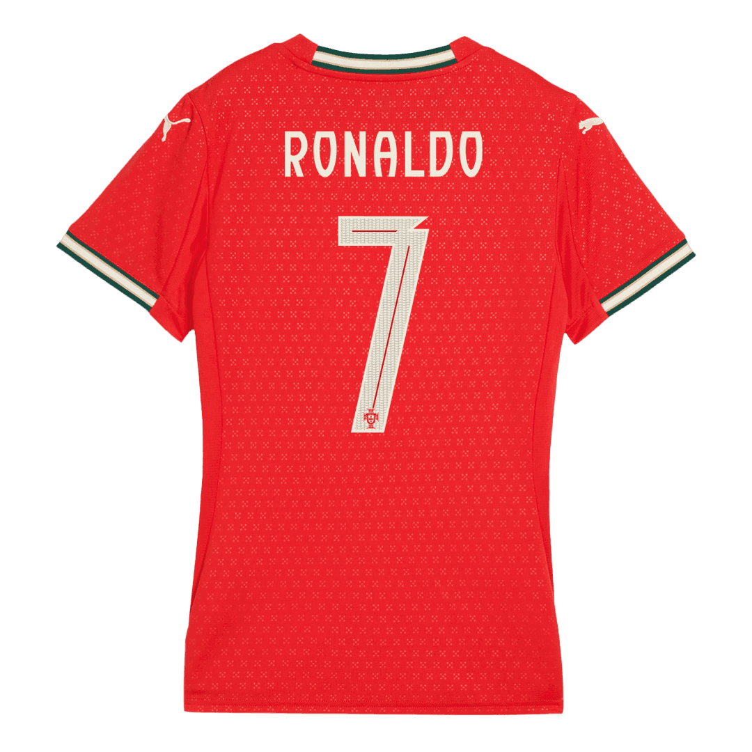 Damska Koszulka Domowa Portugalia RONALDO #7 2025 - Topowe Koszulki Pilkarskie Sklep Internetowy