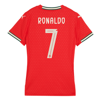 Damska Koszulka Domowa Portugalia RONALDO #7 2025 - Topowe Koszulki Pilkarskie Sklep Internetowy