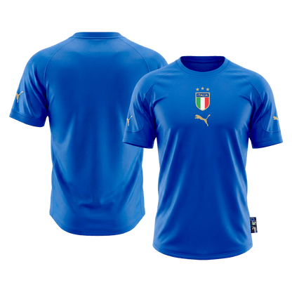 Męska Koszulka Retro Domowa Italy 2004