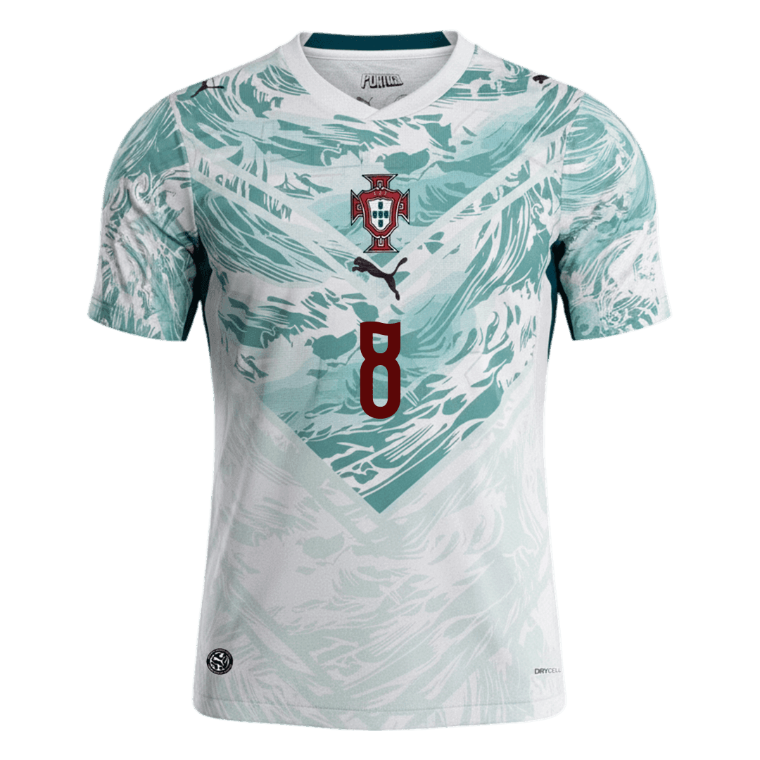 Męska koszulka Portugalii wyjazdowa B.FERNANDES #8 - Mundial 2026