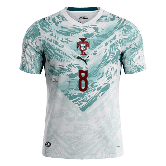 Męska koszulka Portugalii wyjazdowa B.FERNANDES #8 - Mundial 2026