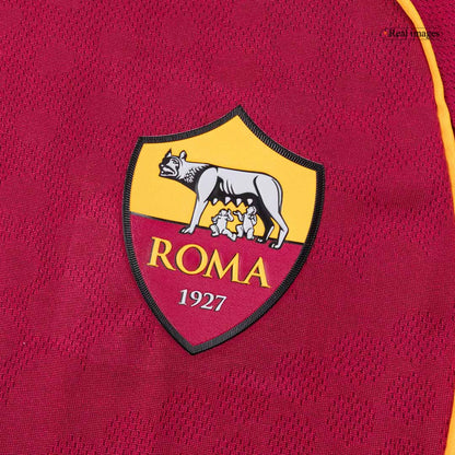 Męska Koszulka Domowa Roma Wersja Piłkarska 2025/26 - Slim Fit