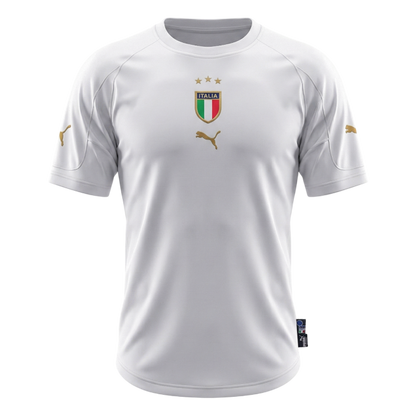 Męska Koszulka Retro Wyjazdowa Italy 2004