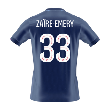Męska Koszulka Domowa PSG ZAïRE EMERY #33 2025/26 [PREMIUM]