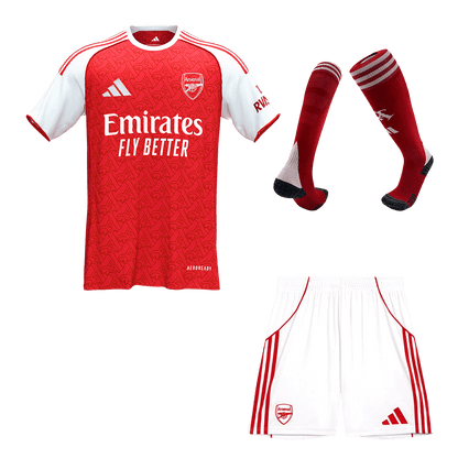 Męski Zestaw Domowa Arsenal (Koszulka + Spodenki + Skarpety) 2025/26 [PREMIUM]