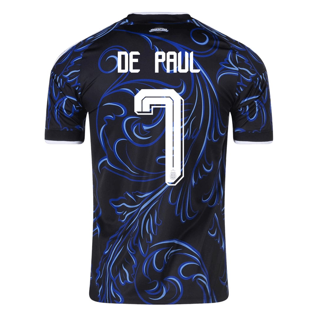 Męska koszulka Argentyny wyjazdowa DE PAUL #7 - Mundial 2026