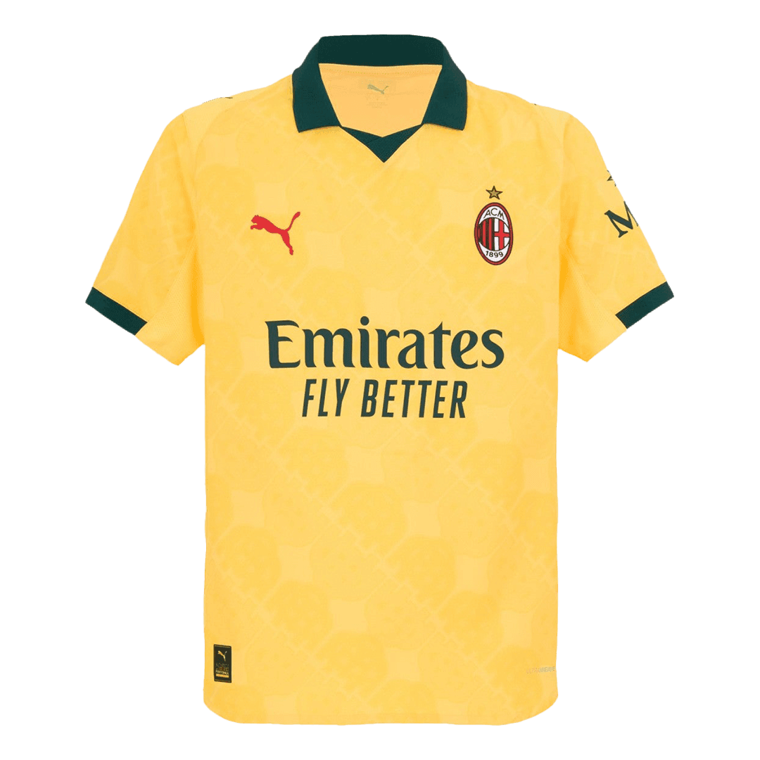 Męska Koszulka Trzecia Wyjazdowa AC Milan Wersja Piłkarska 2025/26 - Slim Fit - Topowe Koszulki Pilkarskie Sklep Internetowy