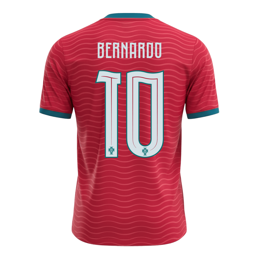 Męska koszulka Portugalii domowa BERNARDO #10 – Mundial 2026 [PREMIUM]
