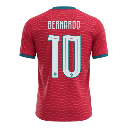 Męska koszulka Portugalii domowa BERNARDO #10 – Mundial 2026 [PREMIUM]