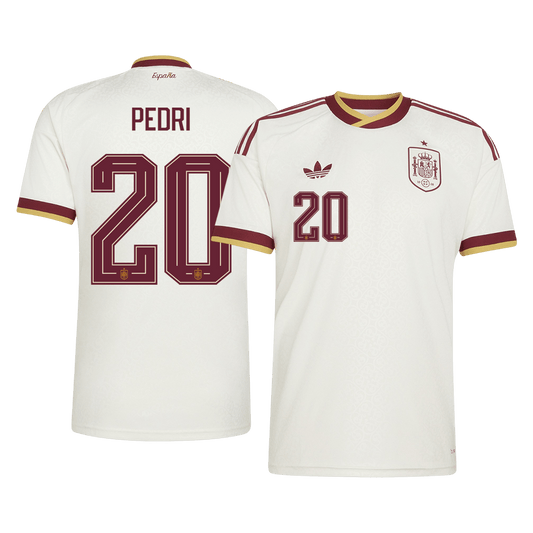 Męska koszulka Hiszpanii wyjazdowa PEDRI #20 - Mundial 2026
