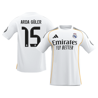 Męska Koszulka Domowa Real Madrid ARDA GÜLER #15 2025/26
