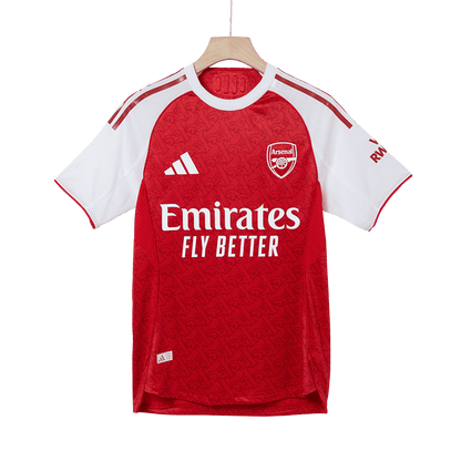 Męska Koszulka Domowa Arsenal SALIBA #2 Wersja Piłkarska 2025/26 - Slim Fit - Topowe Koszulki Pilkarskie Sklep Internetowy