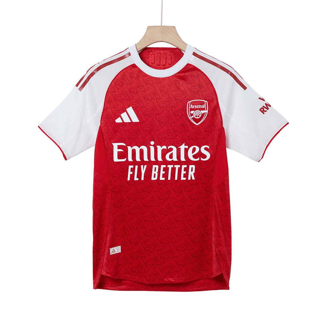 Męska Koszulka Domowa Arsenal RICE #41 Wersja Piłkarska 2025/26 - Slim Fit