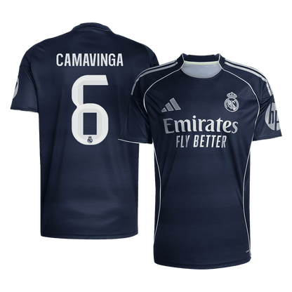 Męska Koszulka Wyjazdowa Real Madrid CAMAVINGA #6 2025/26 - Topowe Koszulki Pilkarskie Sklep Internetowy