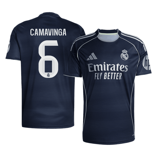 Męska Koszulka Wyjazdowa Real Madrid CAMAVINGA #6 2025/26 - Topowe Koszulki Pilkarskie Sklep Internetowy