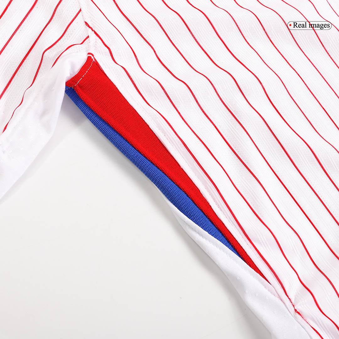 Męska Wersja zawodnika France Away Wysokiej jakości koszulka piłkarska Euro 2024 - Slim Fit - Topowe Koszulki Pilkarskie Sklep Internetowy